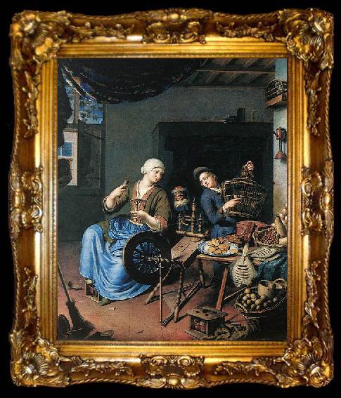 framed  Willem van The Spinner, ta009-2